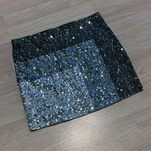 Express Sequin Mini Skirt